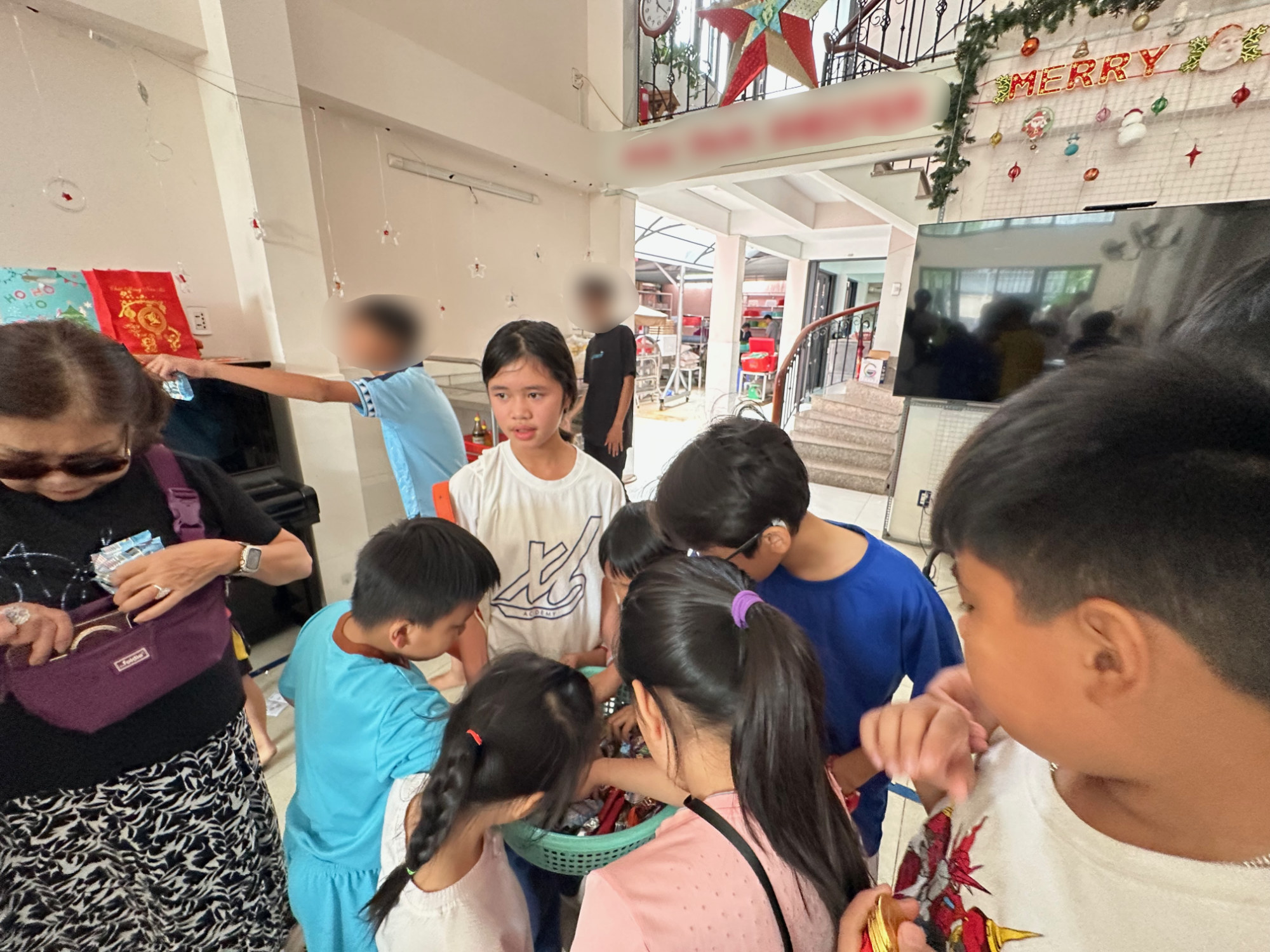 Giving out Gifts